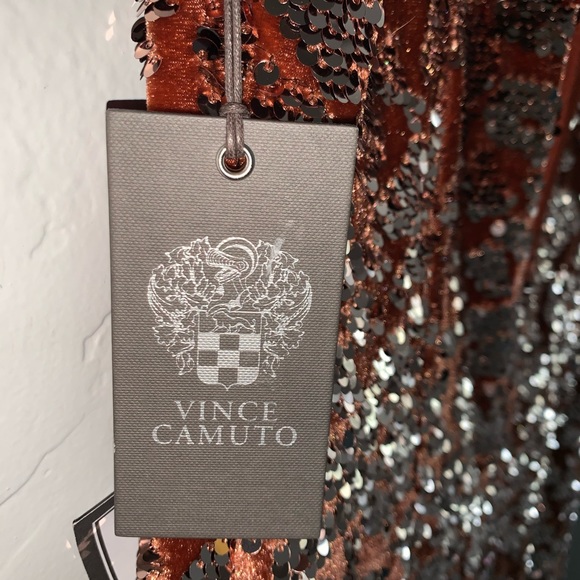 vince camuto burgundy formal dress- BRAND NEW - Picture 7 of 8